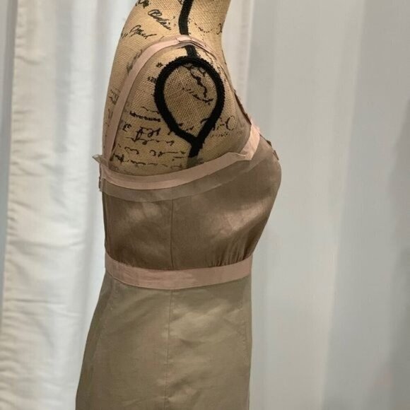 Ann Taylor Loft dress size 4P ribbon mesh detail - Picture 6 of 9